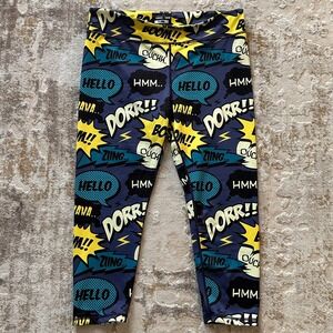 Constantly Varied Gear CVG Comic Book Capri Squat Proof Leggings - X Large‎